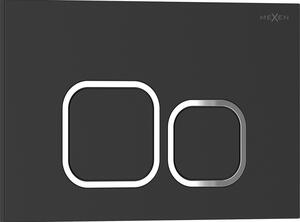 Mexen Tex 03, buton încastrat, negru mat, 6103-02