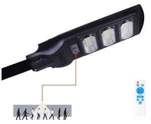 Lampă LED stradală solară cu senzor URBI LED/8W/3,2V 6500K IP54 + telecomandă