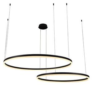 Lustră LED dimabilă pe cablu LED/128W/230V 3000-6500K + telecomandă