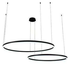 Lustră LED dimabilă pe cablu LED/128W/230V 3000-6500K + telecomandă