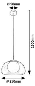 Lustră pe cablu Rabalux 72275 ELOWEN 1xG9/5W/230V fumuriu