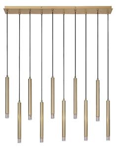 Lustră pe cablu Rabalux 72365 RAMIRA 10xG9/5W/230V auriu