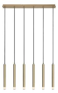 Lustră pe cablu Rabalux 72363 RAMIRA 6xG9/5W/230V auriu