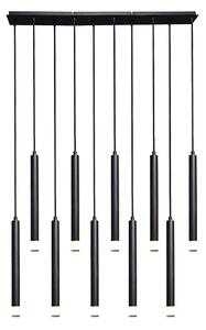 Lustră pe cablu Rabalux 72364 RAMIRA 10xG9/5W/230V negru