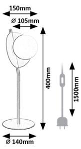 Lampă de masă Rabalux 74221 JULES 1xG9/5W/230V
