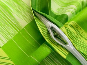 Lenjerie de pat bumbac SONKA verde Dimensiune lenjerie de pat: 70 x 90 cm | 140 x 200 cm