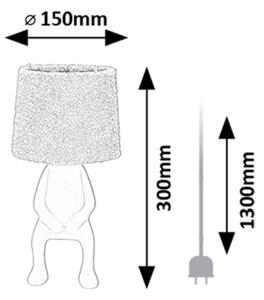 Lampă de masă Rabalux 74218 SMURFY 1xE14/40W/230V alb