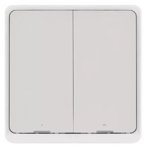 Comutator cu 2 butoane GoSmart Tuya alb