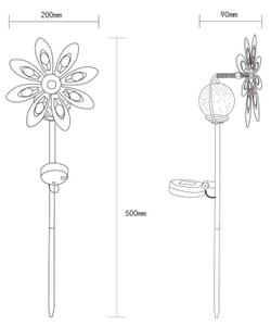 Corp de iluminat LED solar Globo 36576 LED/0,02W/3V IP44