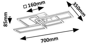 Rabalux 71389 - Plafonieră LED DRUSUS, reglabilă, 40W/230V 3000-6500K + telecomandă