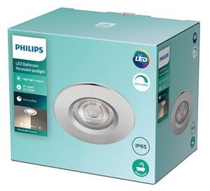 Philips - Spot LED încastrat pentru baie DIVE, dimmabil, 5W, 230V, IP65