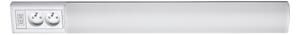 Corp de iluminat LED cu prize pentru corpuri de bucătărie Rabalux 78041 BATH 2E LED/15W/230V 4000K 70 cm alb