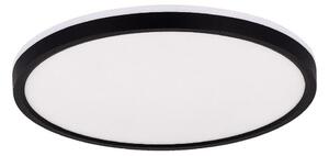 Plafonieră LED RGBW dimabilă Zuma Line MS748400R-BK COLIS 32W/230V + LED/8W negru + telecomandă