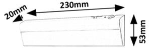 Corp de iluminat LED cu senzor de mișcare pentru corpuri de bucătărie Rabalux 78017 JELORA LED/0,5W/3xAA