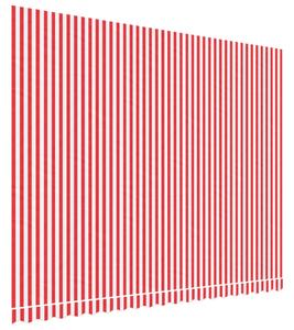 Pânză copertină de rezervă, dungi roșii și albe, 4,5x3,5 m