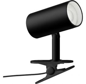 Immax NEO 08291L - Lampă cu clemă PUNTO 1xGU10/9W/230V neagră
