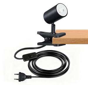 Immax NEO 08291L - Lampă cu clemă PUNTO 1xGU10/9W/230V neagră