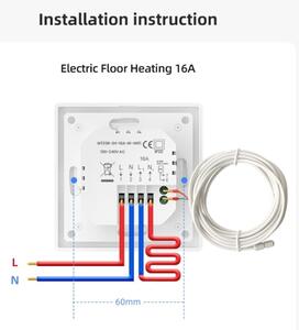 Immax NEO 07555L - Termostat pentru încălzire în pardoseală electrică SMART 230V/16A
