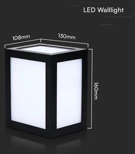 Aplică de perete pentru exterior cu LED/12W/230V 3000K IP65 neagră