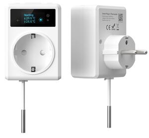 Immax NEO 07811L - Priză inteligentă cu termometru F 3680W Wi-Fi