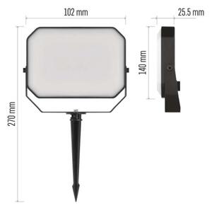 SET 3x proiector LED RGBIC dimabil de exterior LED/14W/230V 3000-6500K IP65 Wi-Fi Tuya