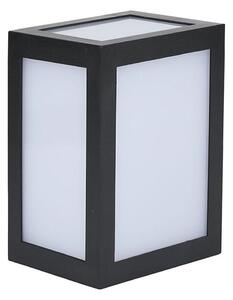 Aplica LED de perete pentru exterior, 12W, 230V, 4000K, IP65, neagră