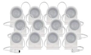 Lanț LED RGBIC+CCT decorativ GoSmart 12xLED/7W/230V 255 cm Wi-Fi Tuya