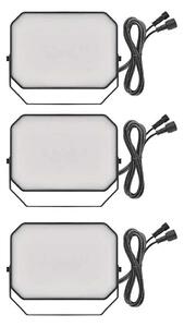 SET 3x proiector LED RGBIC dimabil de exterior LED/14W/230V 3000-6500K IP65 Wi-Fi Tuya