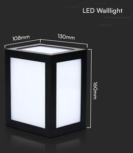 Aplică LED de exterior pentru perete LED/12W/230V 6400K IP65 neagră