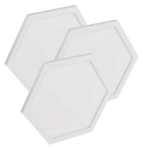 Set de extensie 3x panou LED RGBIC dimabil, 1,8 W, 230 V, Wi-Fi (Tuya)