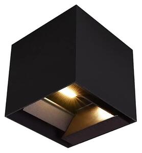 Lampă solară de perete cu senzor LED/9W/3,7V 3000/4000/5000K IP65 2600mAh neagră