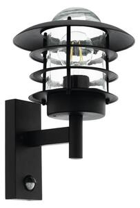 Aplică de exterior cu senzor Eglo 79555 ZAMALENA 1xE27/60W/230V IP44