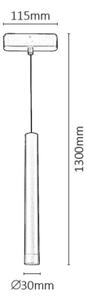 Lustră LED pentru sistem de șină monofazic Rabalux 70110 LiTrack LED/5W/24V 3000K