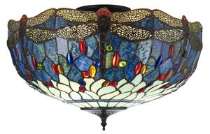 Endon 111899 - Plafonieră Tiffany DRAGONFLY 3xE27/10W/230V, diam. 50 cm