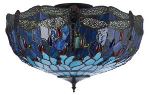 Endon 111899 - Plafonieră Tiffany DRAGONFLY 3xE27/10W/230V, diam. 50 cm
