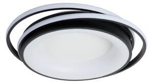 Brilagi - Plafonieră LED dimabilă FLARE LED/84W/230V 47x51 cm neagră + telecomandă