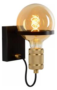 Lampă de perete Lucide 30271/01/30 OTTELIEN 1xE27/60W/230V negru
