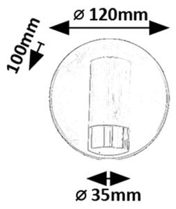 Spot LED de perete Rabalux 75040 KADIR LED/3W/230V 4000K