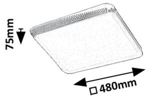 Rabalux 71166 - Plafonieră LED DRUZOR, 40 W, 230 V, 3000 K