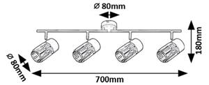 Spot Rabalux 73062 VENARO 4xE14/15W/230V