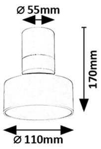 Rabalux 71326 - Plafonieră LED OVIDIA LED/10W/230V 3000K albă