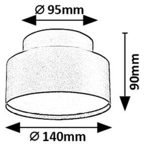 Rabalux 71325 - Plafonieră LED OVIDIA, LED/24W/230V, 3000K, albă