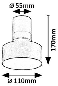Rabalux 71321 - Plafonieră LED OVIDIA LED/10W/230V 3000K, negru