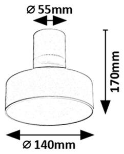 Rabalux 71327 - Plafonieră LED OVIDIA, 16 W, 230 V, 3000 K, alb