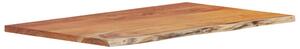 Blat de baie, 90x60x2,5 cm, dreptunghiular, lemn masiv acacia
