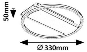 Rabalux 71369 - Plafonieră LED KERSTIN LED/24W/230V 3000K
