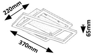 Rabalux 71380 - Plafonieră LED ELLINOR/24W/230V 3000K