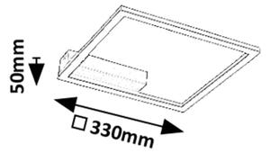 Plafonieră LED HELETH Rabalux 71375, 24 W, 230 V, 3000 K