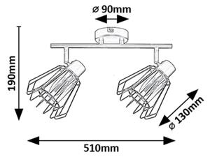 Spot Rabalux 73068 EMERENCIA 2xE14/40W/230V