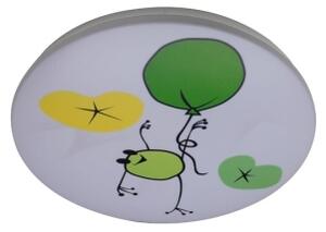 Rabalux 71069 - Plafonieră LED pentru copii FROGGO, 24W, 230V, 3000K